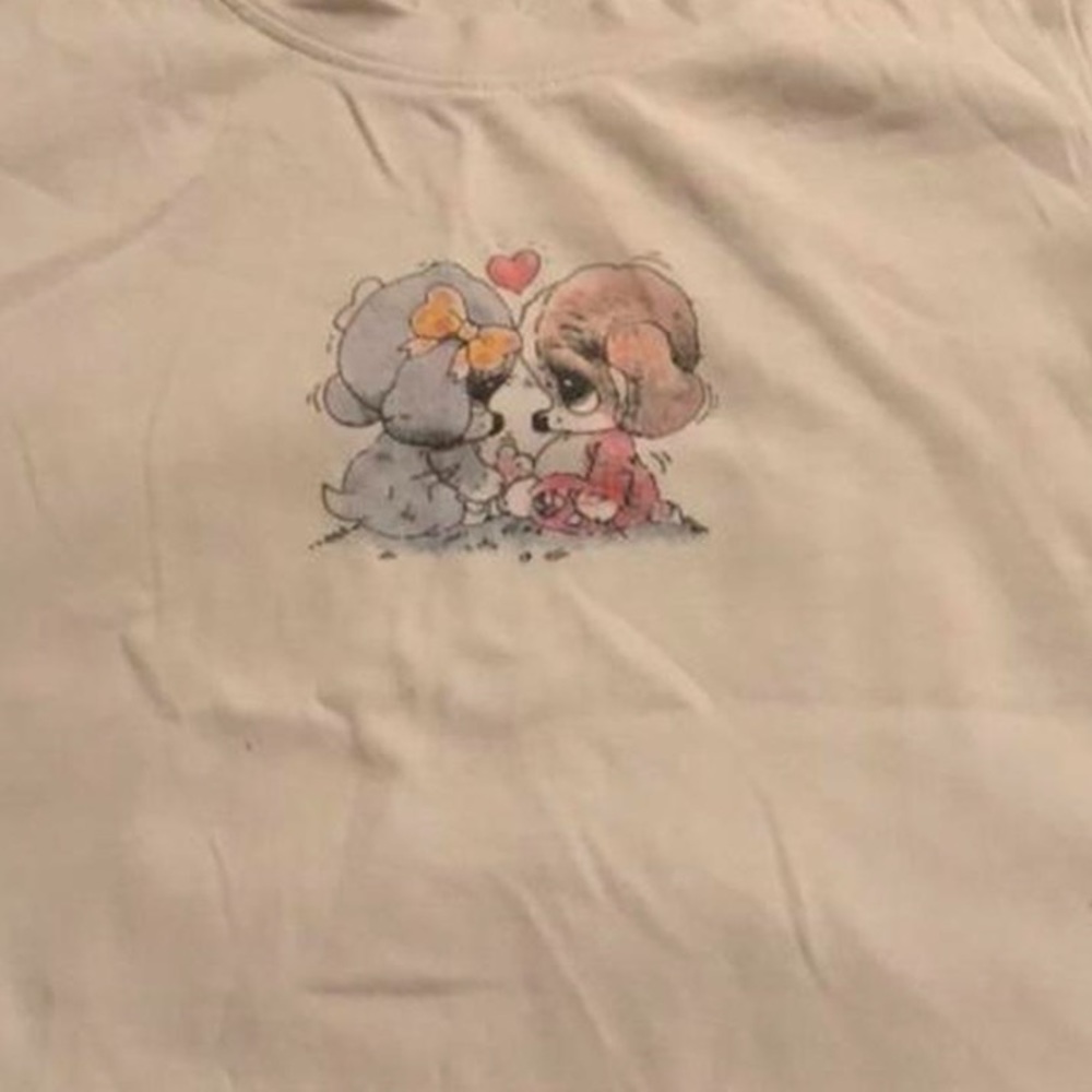 Cute puppy crop top